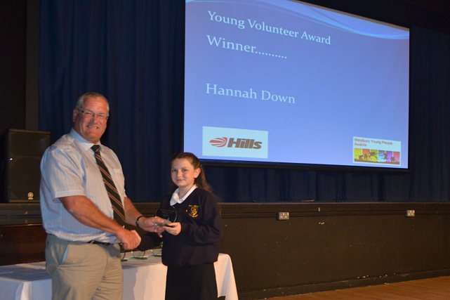 Young Volunteer Award Winner